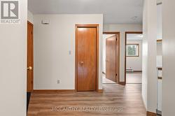 Entry hallway and linen closet -