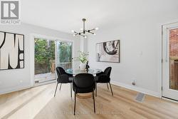 Dining Area w/Walkout to Deck Open to Family Room -