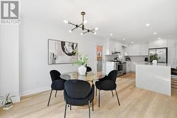 Dining Area w/Walkout to Deck open to Kitchen -