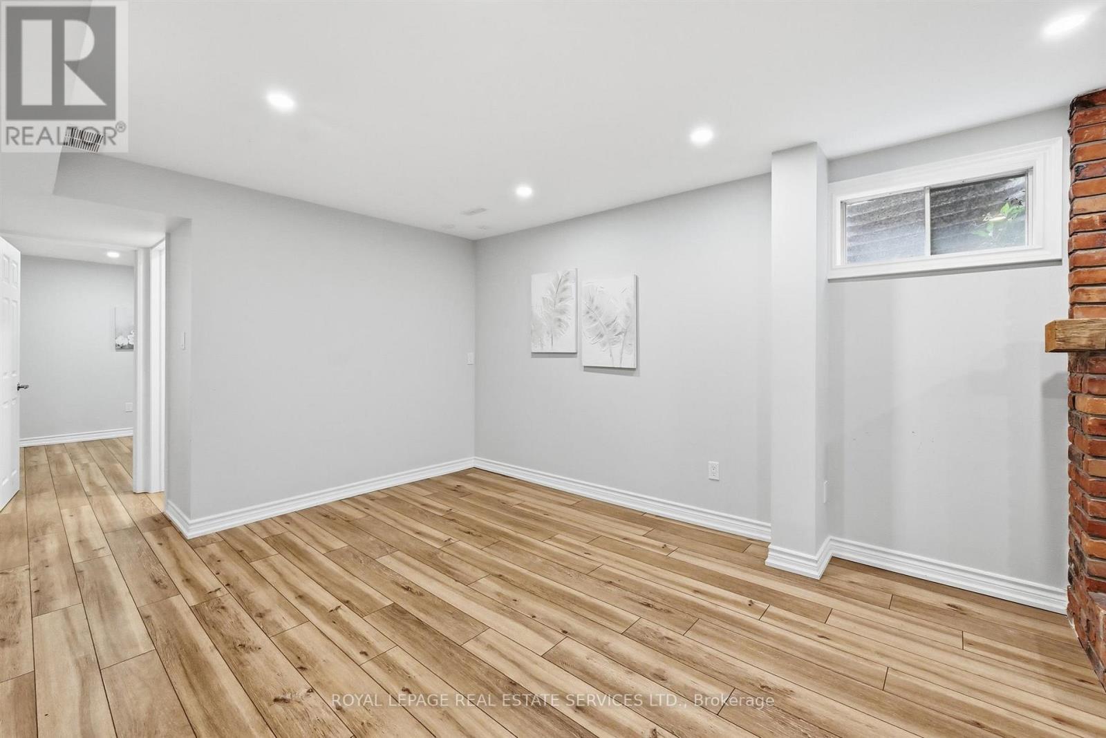 Recreation Room Features Luxury Vinyl Flooring - 426 Parkridge Crescent, Oakville, ON - Indoor Photo Showing Other Room
