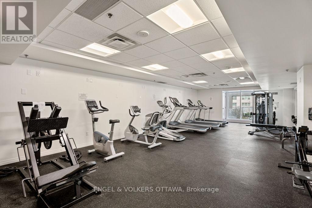 408 - 195 Besserer Street, Ottawa, ON - Indoor Photo Showing Gym Room