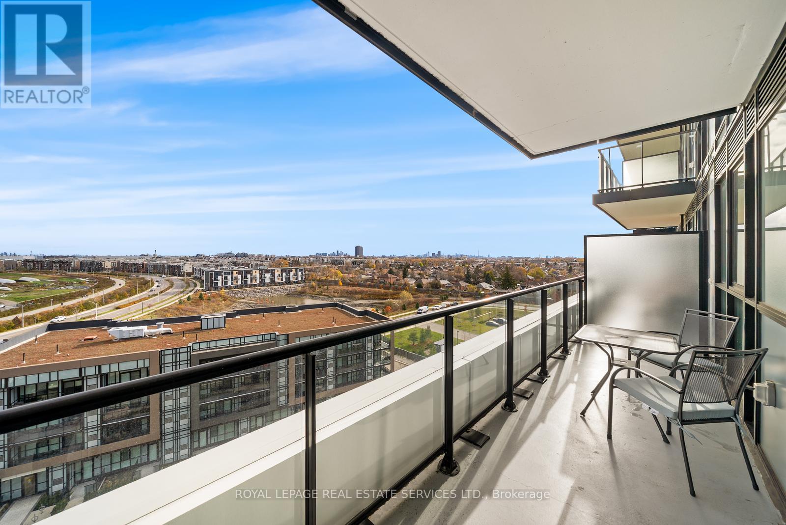 Spacious 105 Sq. Ft Balcony - 812 - 50 George Butchart Drive, Toronto, ON - Outdoor With Balcony With View With Exterior