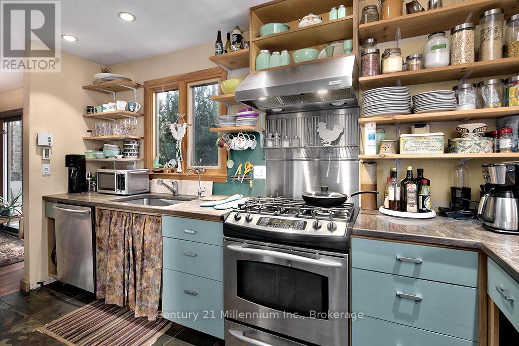 265797 25Th Side Road, Meaford, ON - Indoor Photo Showing Kitchen With Double Sink