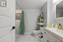 Basement unit bathroom -