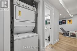 Basement unit laundry -