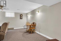large basement rec room -