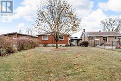 spacious back yard -