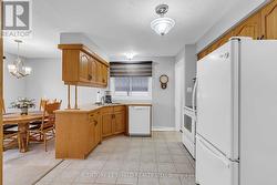 kitchen and dining area -