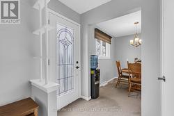 front door looking towards dining area -