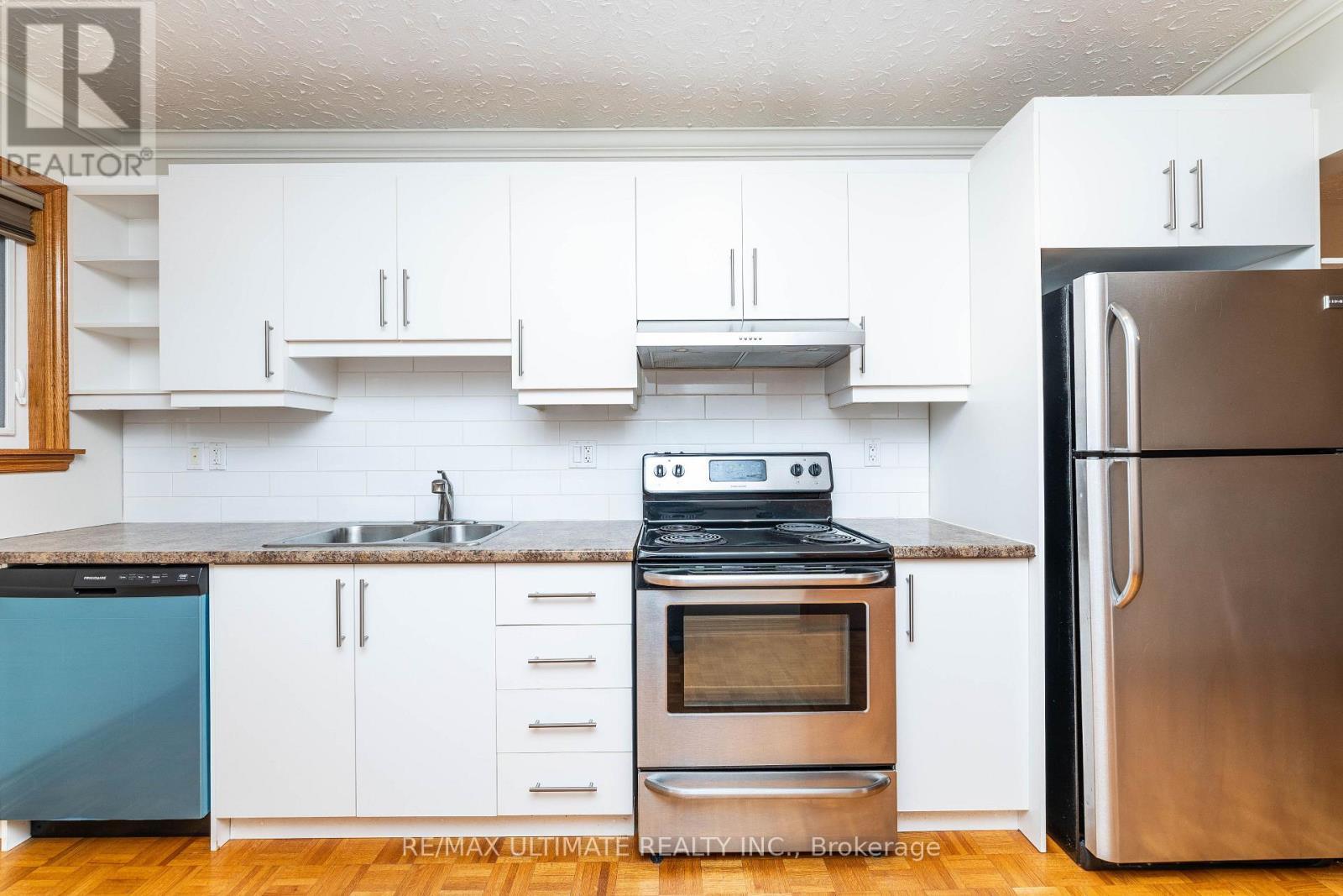 Main - 448 Salem Avenue N, Toronto, ON - Indoor Photo Showing Kitchen With Double Sink