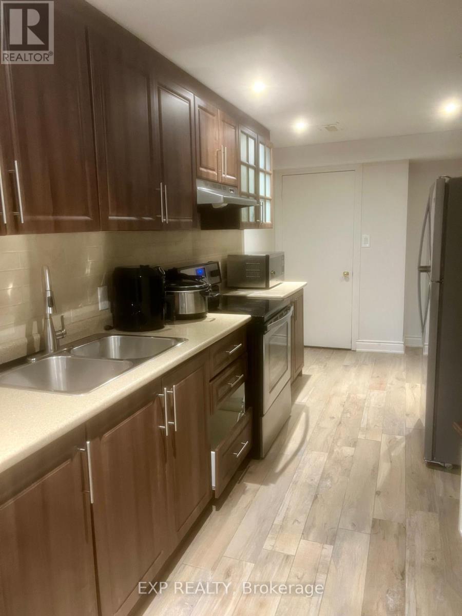 Lower - 20 Wynview Street, Brampton, ON - Indoor Photo Showing Kitchen With Double Sink