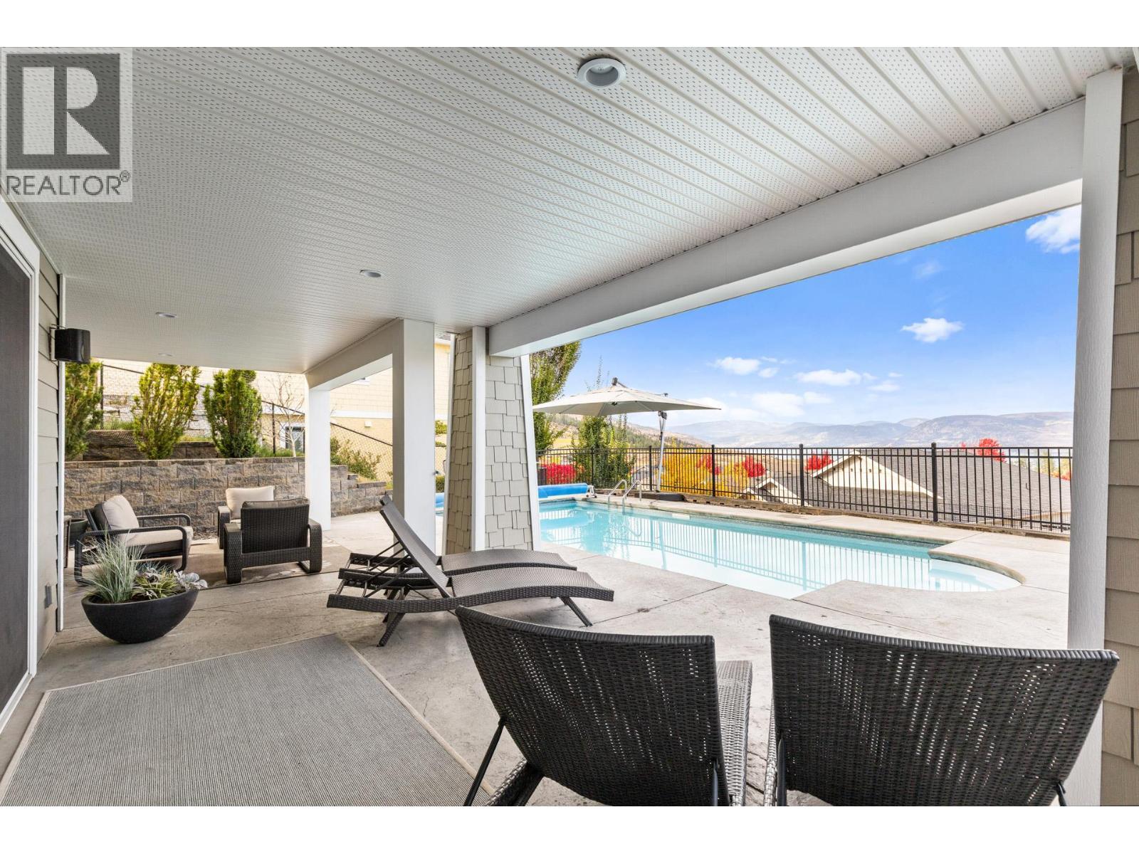 388 Rindle Court, Kelowna, BC - Outdoor With In Ground Pool With Deck Patio Veranda With Exterior