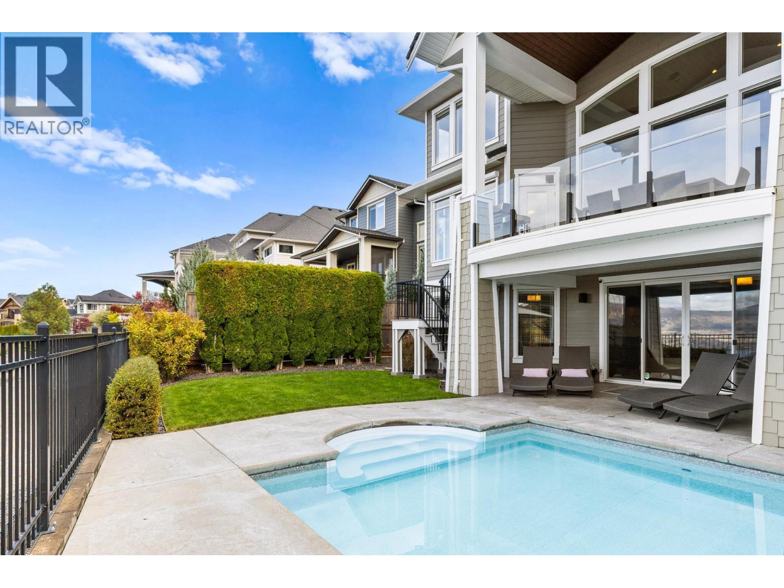 388 Rindle Court, Kelowna, BC - Outdoor With In Ground Pool With Balcony