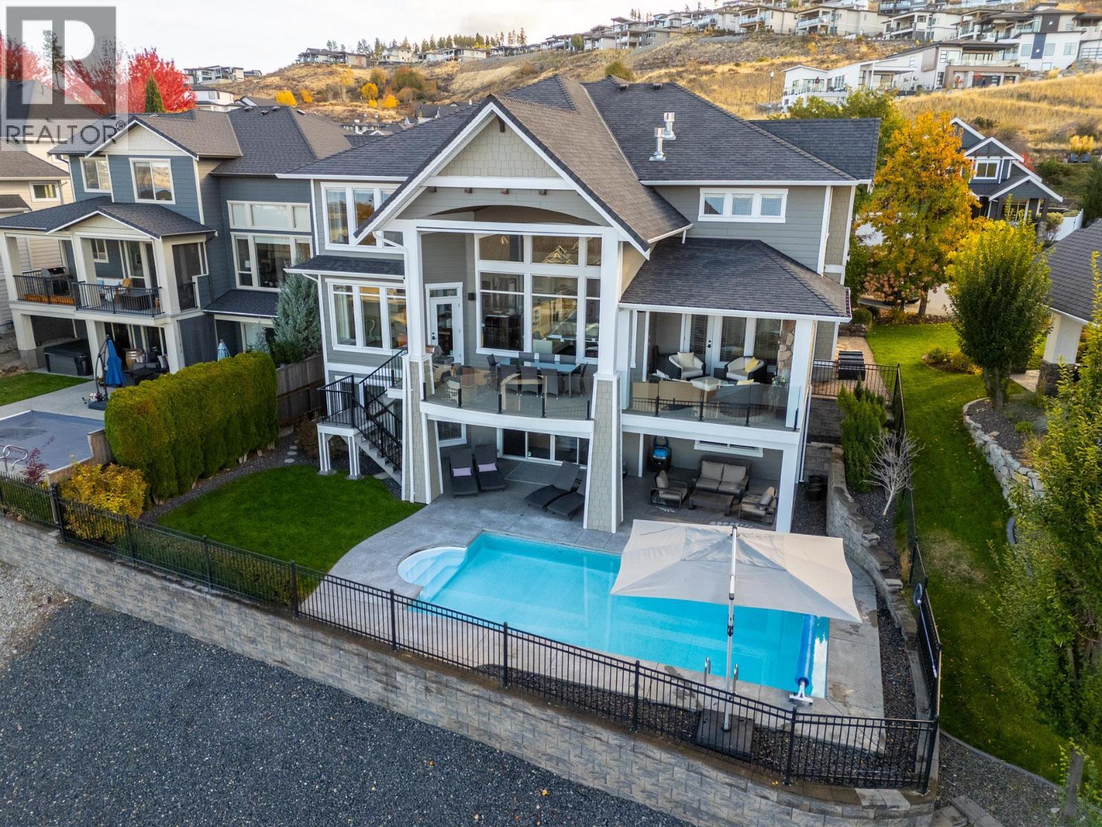 388 Rindle Court, Kelowna, BC - Outdoor With In Ground Pool