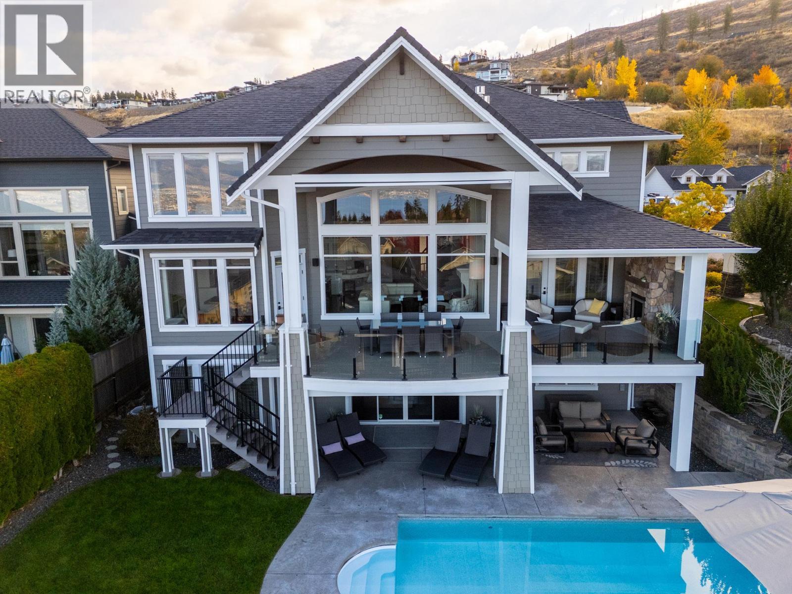 388 Rindle Court, Kelowna, BC - Outdoor With In Ground Pool With Deck Patio Veranda
