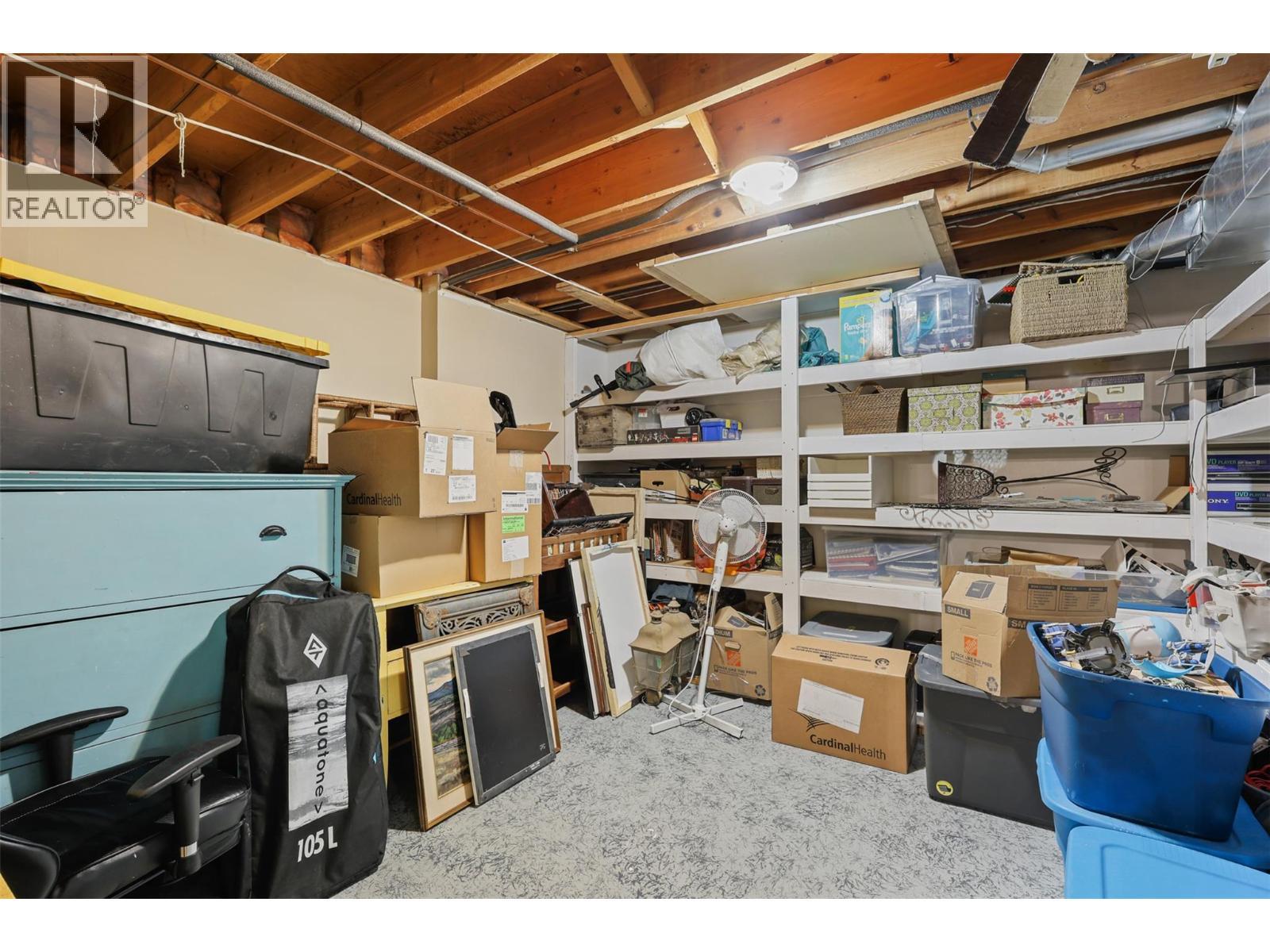 1580 Monte Creek Road, Kamloops, BC - Indoor Photo Showing Basement