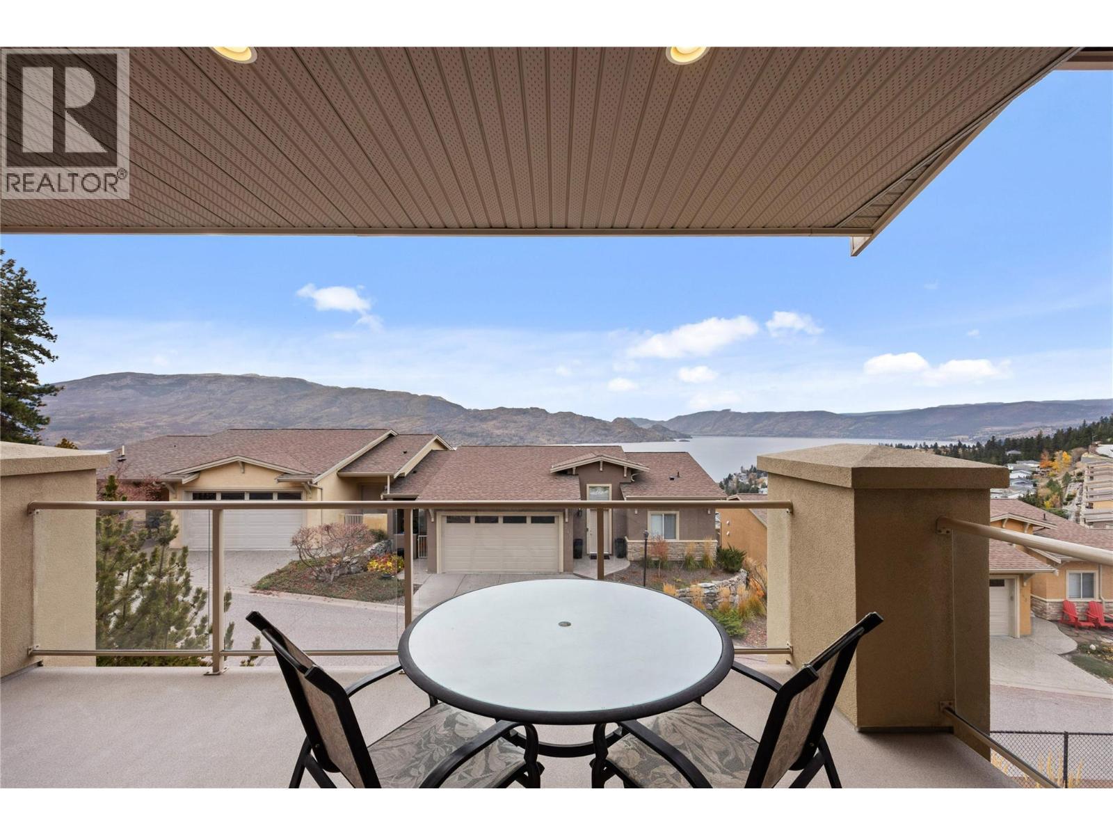 Spacious covered deck with lake views - 5165 Trepanier Bench Road Unit# 250, Peachland, BC - Outdoor