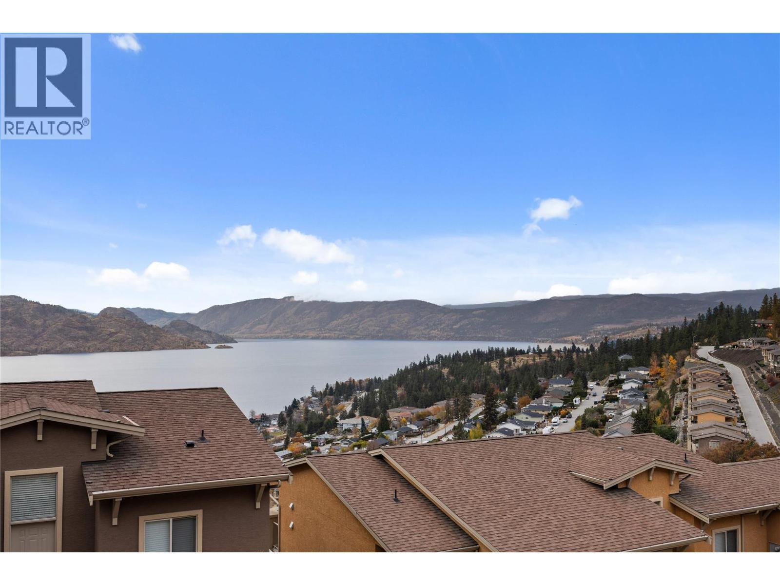 Lake and mountain views! - 5165 Trepanier Bench Road Unit# 250, Peachland, BC - Outdoor With Body Of Water With View