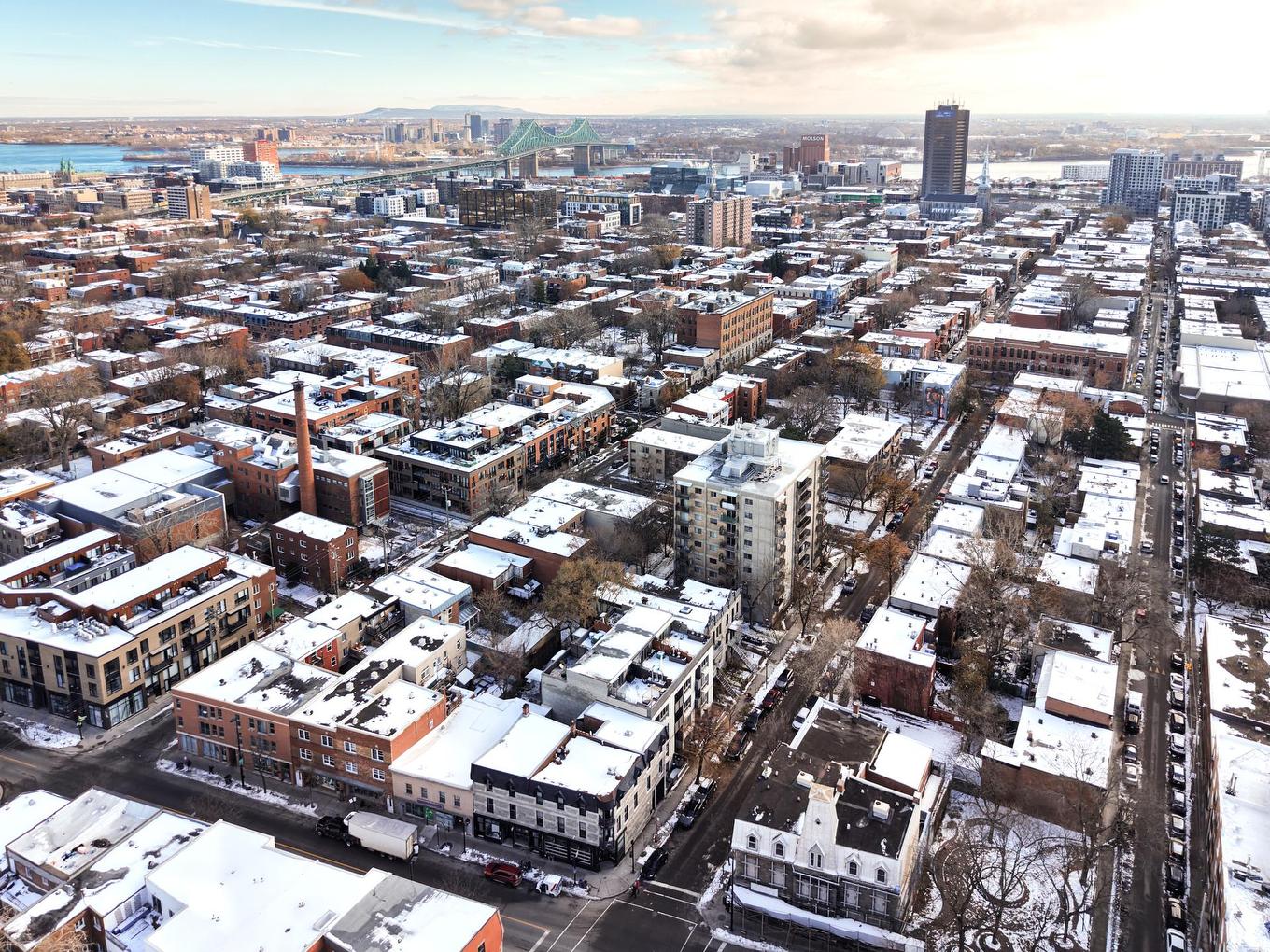 Aerial photo - 4-1919 Rue Beaudry, Montréal (Ville-Marie), QC - Outdoor With View