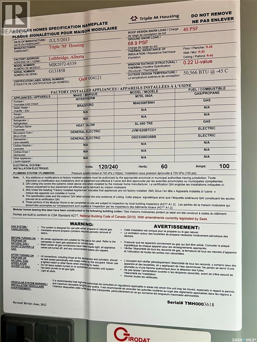 42 2Nd Street, Tompkins, SK