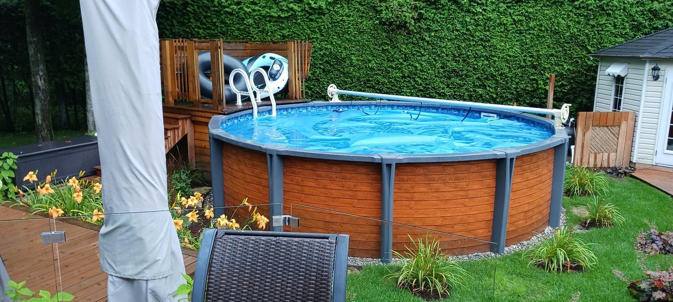 Piscine - 91 Rue Des Pistoles, Blainville, QC - Outdoor With Above Ground Pool With Exterior