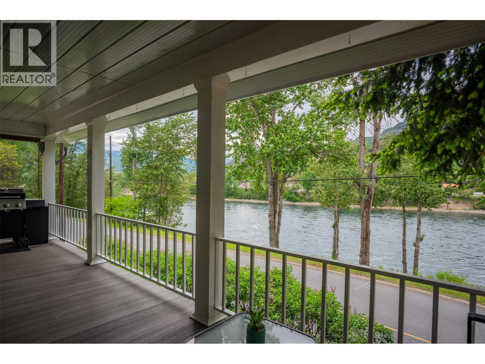 2060 Casino Road, Trail, BC - Outdoor With Body Of Water With Deck Patio Veranda With Exterior
