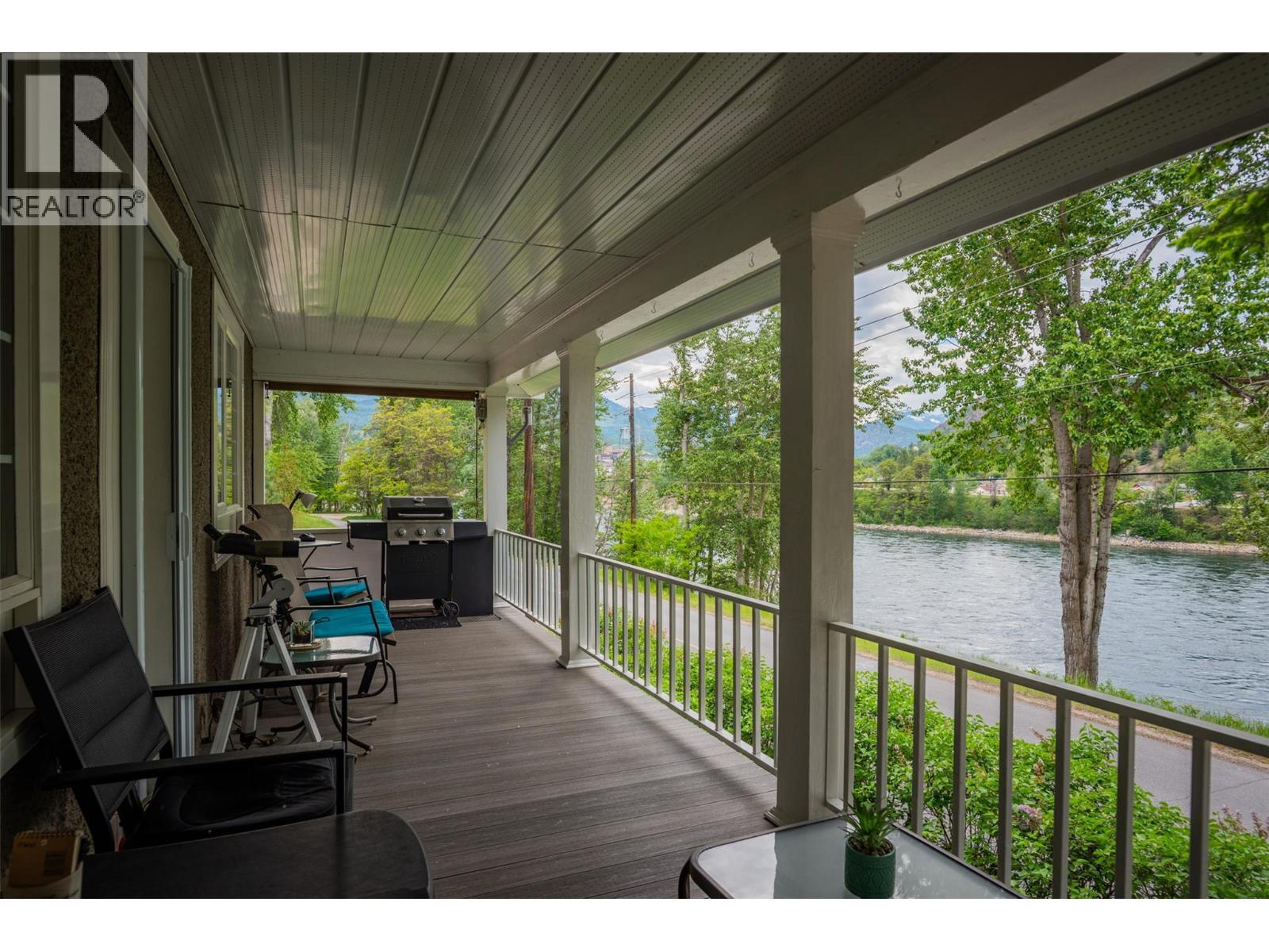 2060 Casino Road, Trail, BC - Outdoor With Body Of Water With Deck Patio Veranda With Exterior