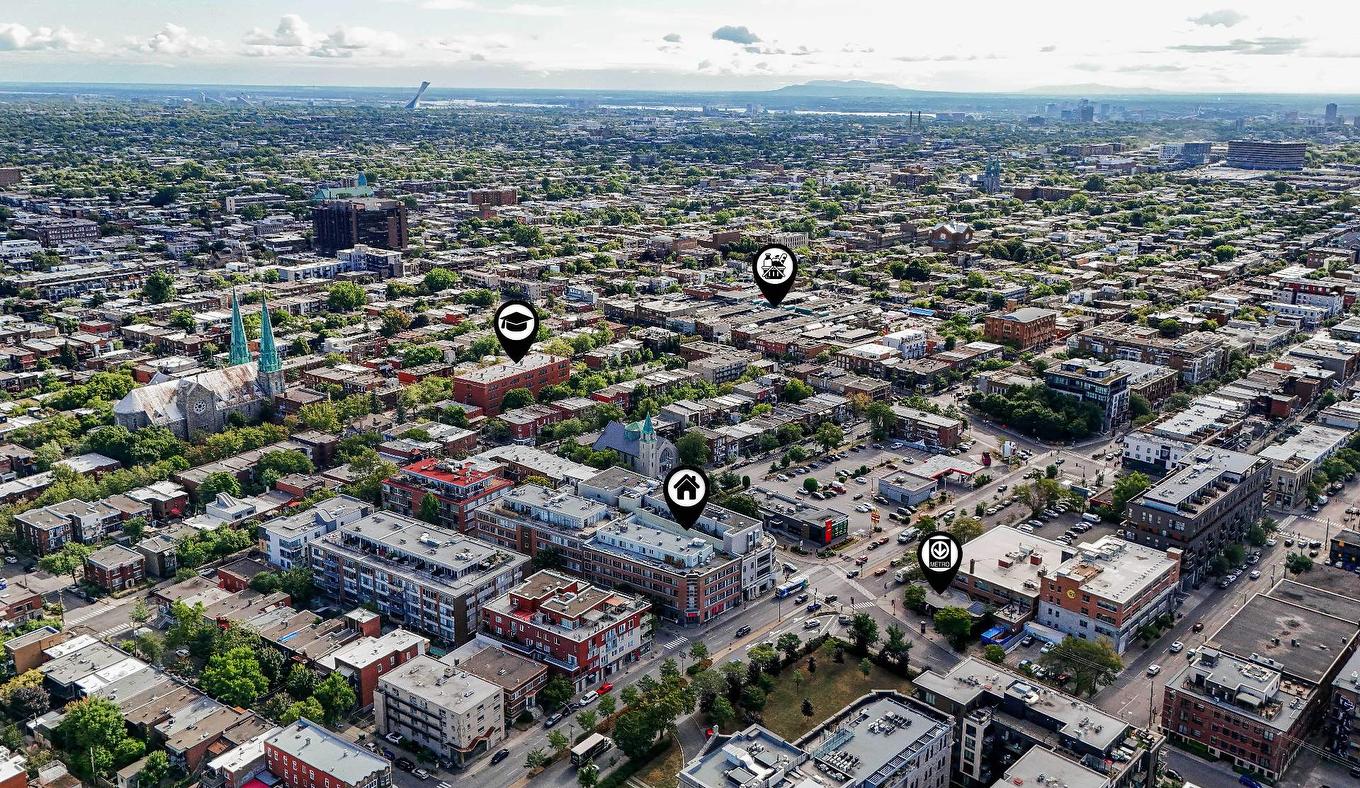 Photo aérienne - 202-7345 Boul. St-Laurent, Montréal (Villeray/Saint-Michel/Parc-Extension), QC - Outdoor With View