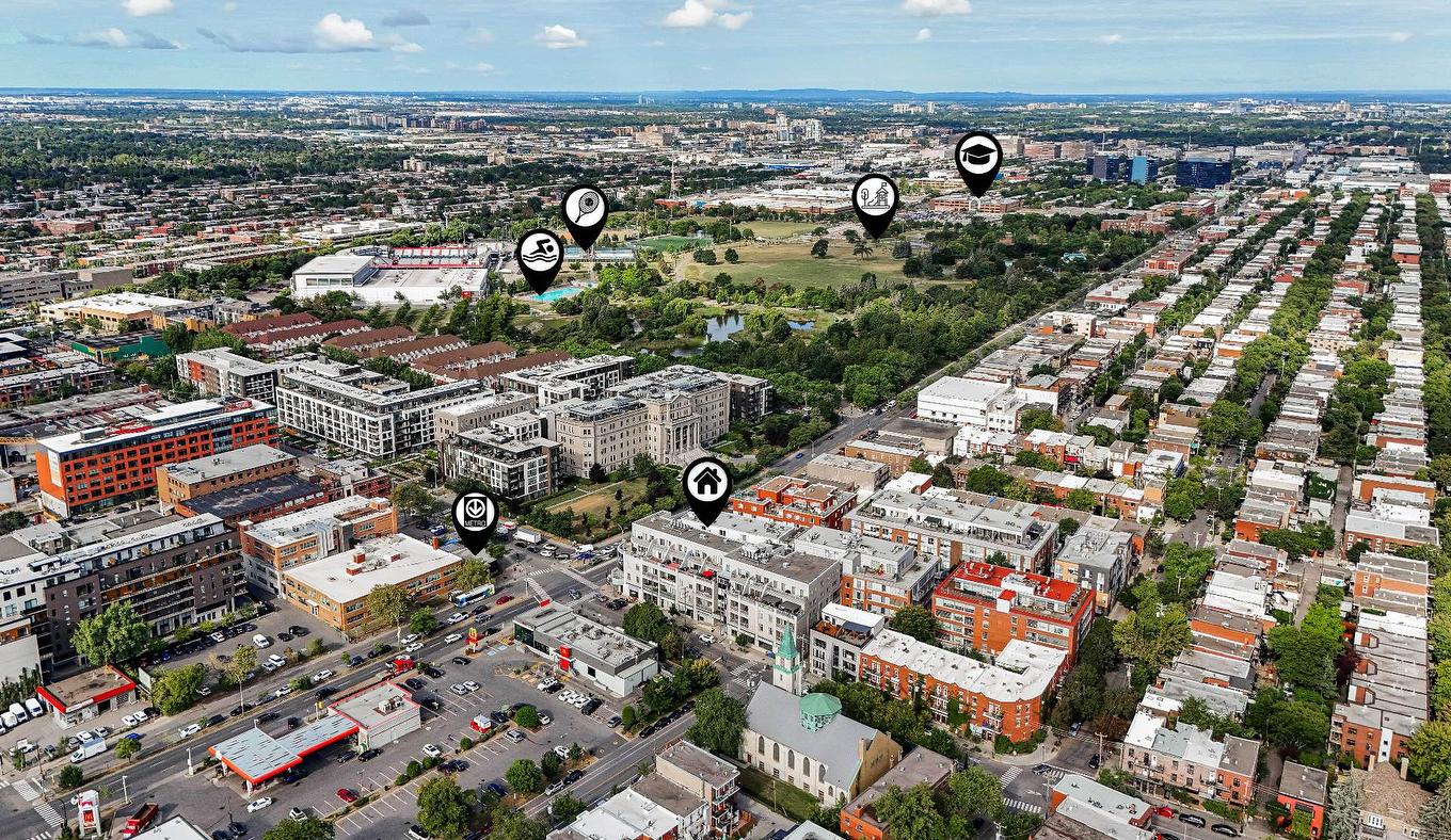 Photo aérienne - 202-7345 Boul. St-Laurent, Montréal (Villeray/Saint-Michel/Parc-Extension), QC - Outdoor With View