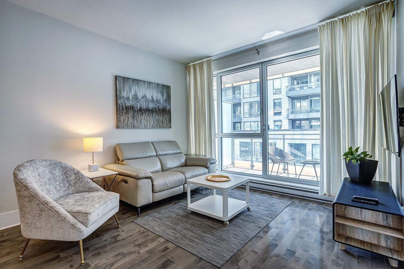 Living room - 713-365 Rue St-André, Montréal (Ville-Marie), QC - Indoor Photo Showing Living Room