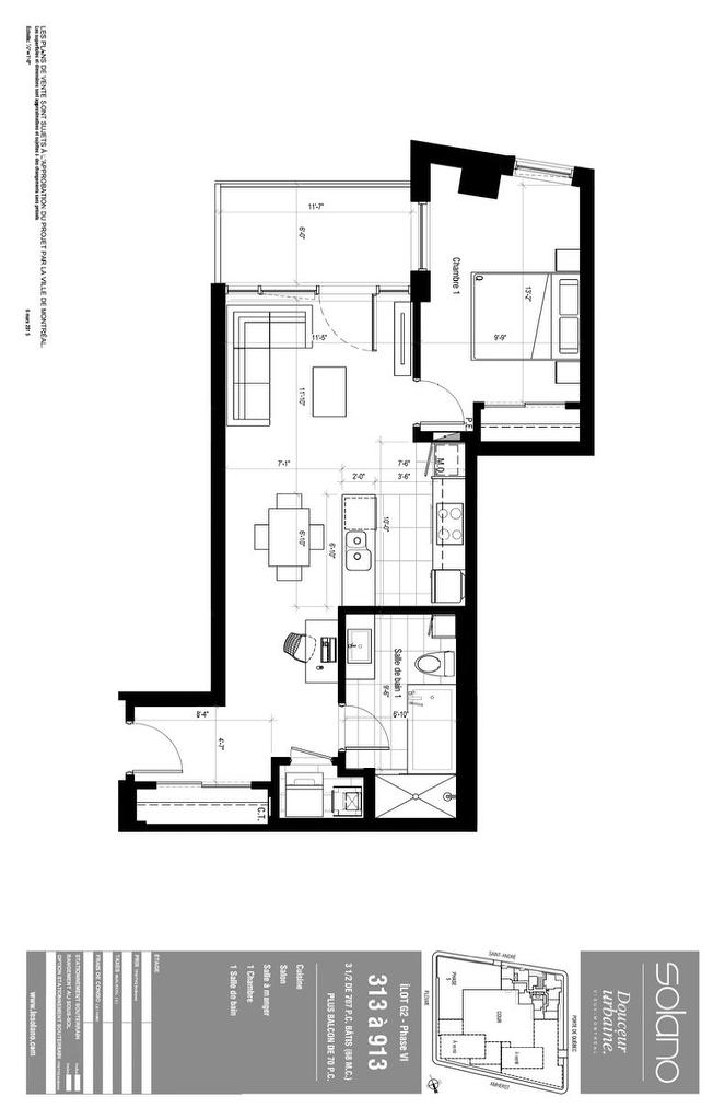 Drawing (sketch) - 713-365 Rue St-André, Montréal (Ville-Marie), QC - Other