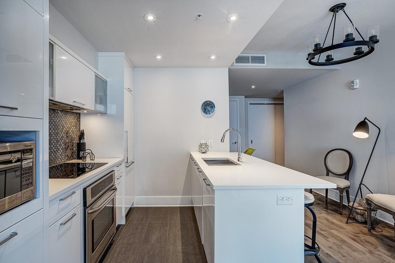 Kitchen - 713-365 Rue St-André, Montréal (Ville-Marie), QC - Indoor Photo Showing Kitchen With Upgraded Kitchen