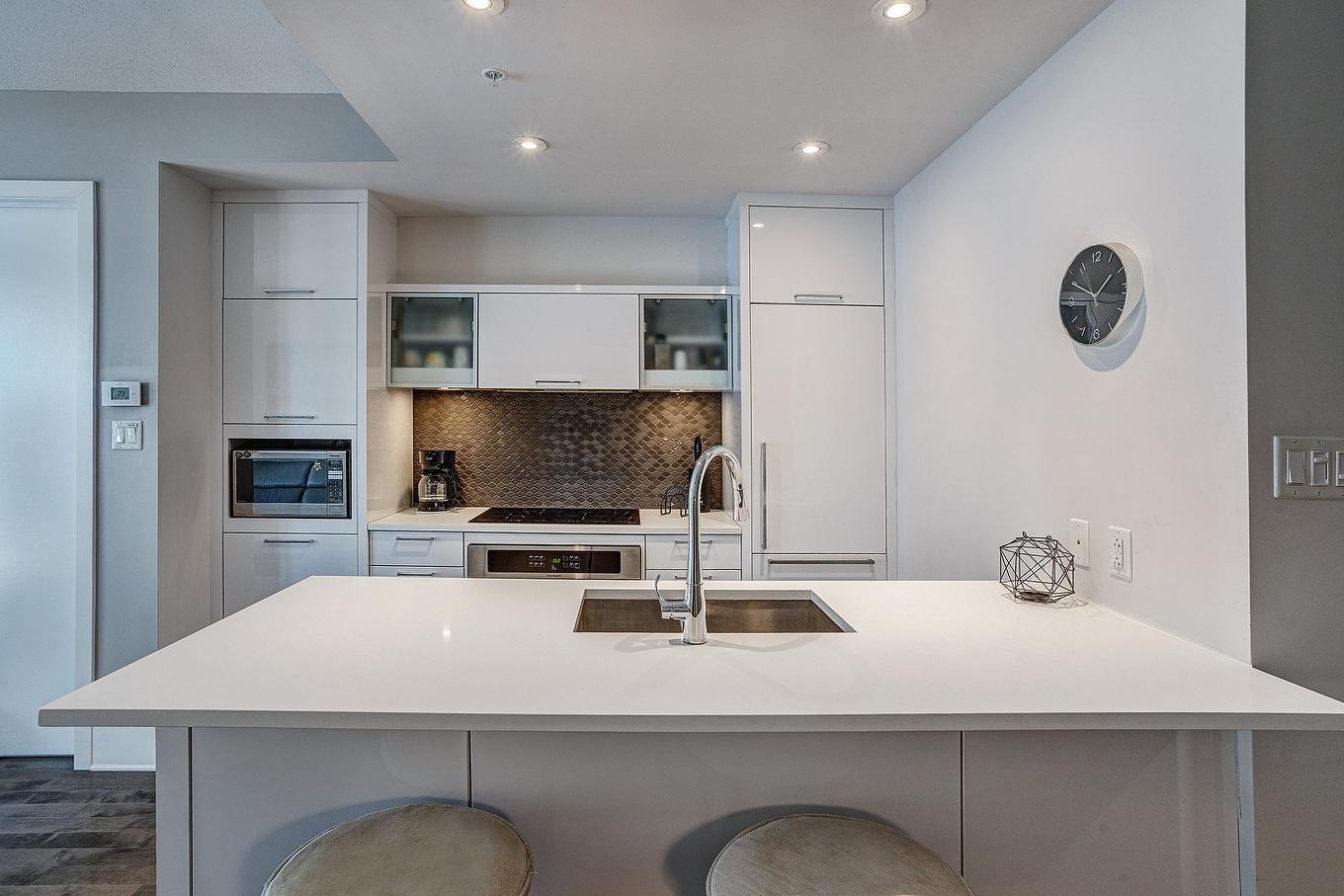 Kitchen - 713-365 Rue St-André, Montréal (Ville-Marie), QC - Indoor Photo Showing Kitchen With Upgraded Kitchen