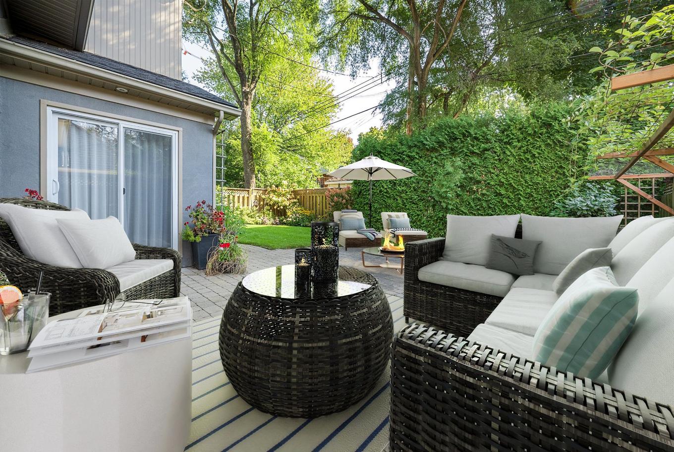 Terrasse - 146 Av. Lockhart, Mont-Royal, QC - Outdoor With Deck Patio Veranda