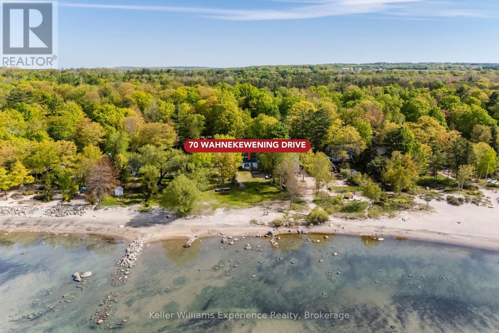 70 Wahnekewening Drive, Tiny, ON - Outdoor With Body Of Water With View