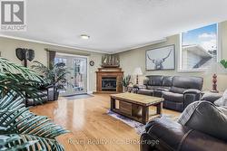 main level family room w walk-out to backyard -