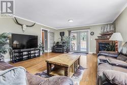 main level family room w walk-out to backyard -