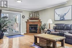 main level family room w walk-out to backyard -