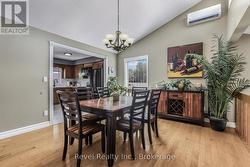 2nd level dining room looking into the Kitchen -