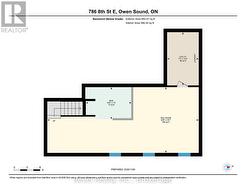 Basement Floor Plan -
