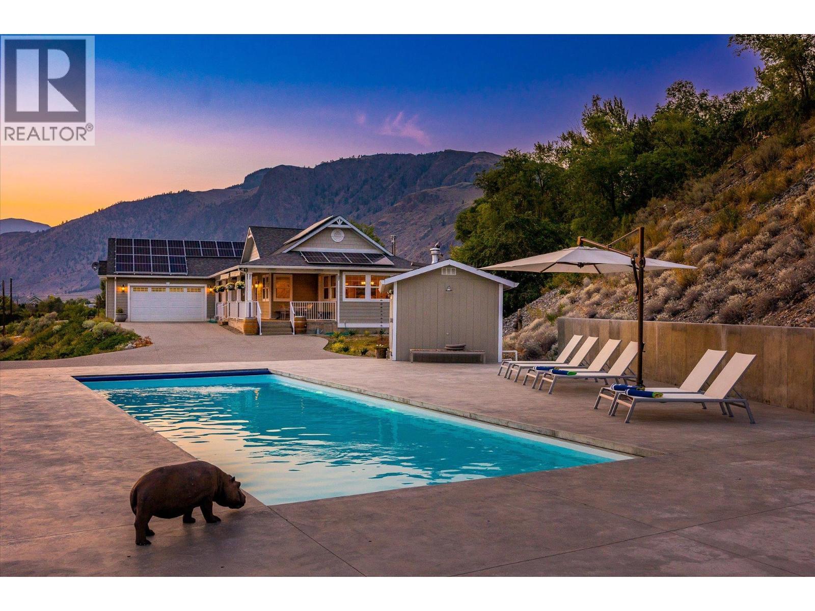 802 Coulthard Road, Cawston, BC - Outdoor With In Ground Pool With Deck Patio Veranda