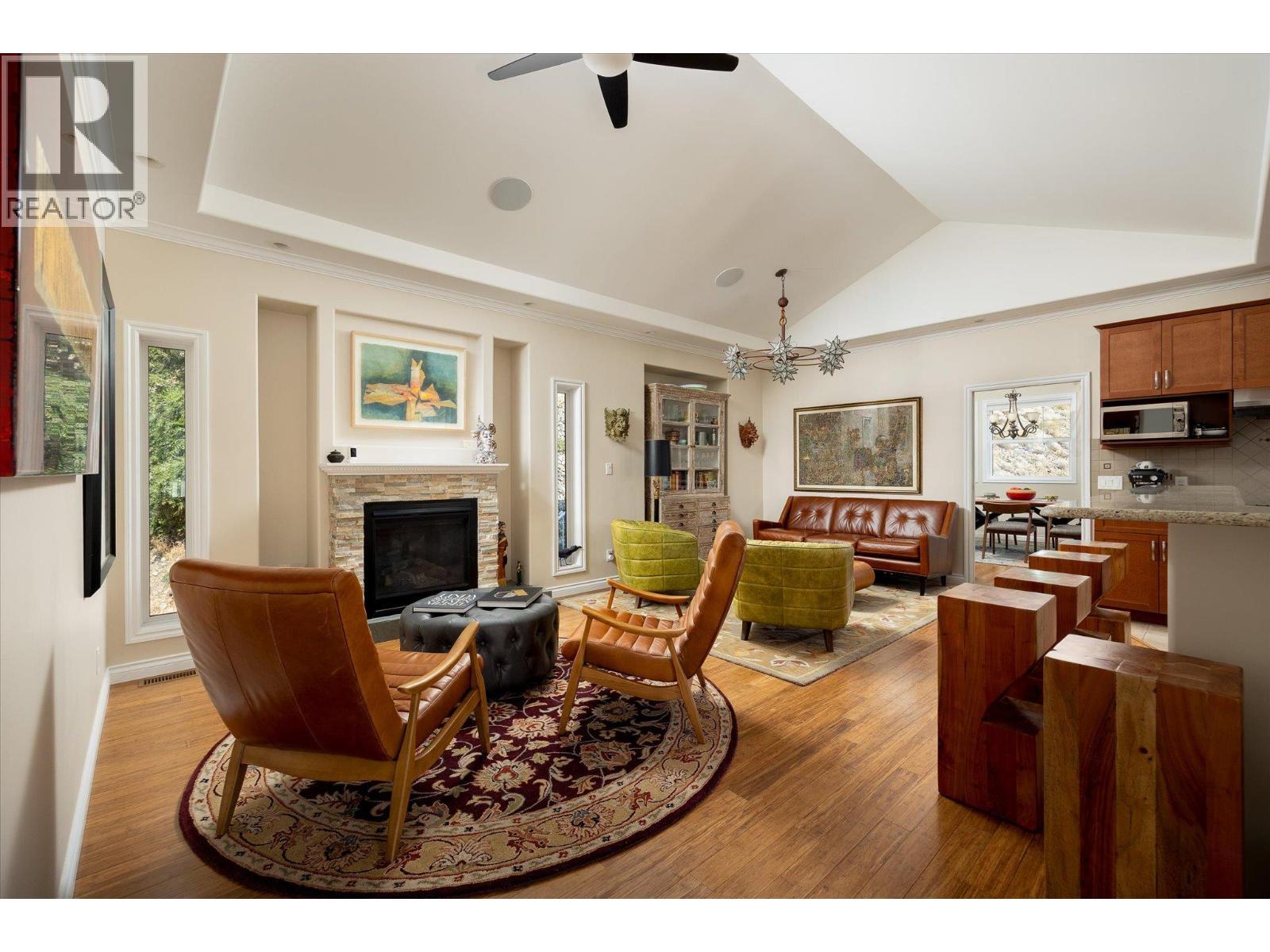 802 Coulthard Road, Cawston, BC - Indoor With Fireplace