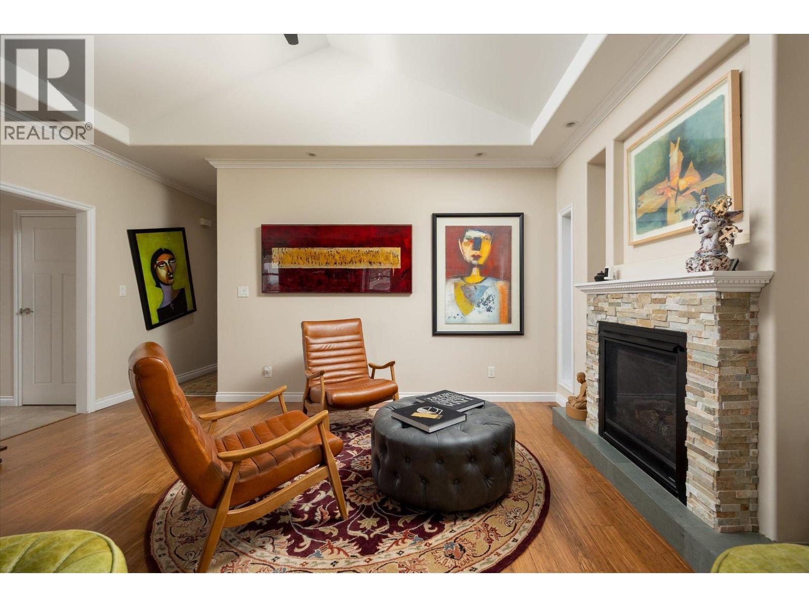 802 Coulthard Road, Cawston, BC - Indoor With Fireplace