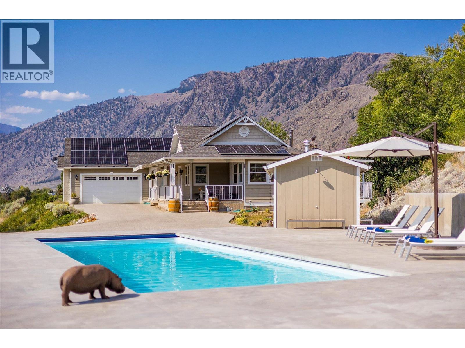 802 Coulthard Road, Cawston, BC - Outdoor With In Ground Pool With Deck Patio Veranda