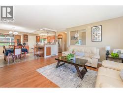 Living room with gas fire place -