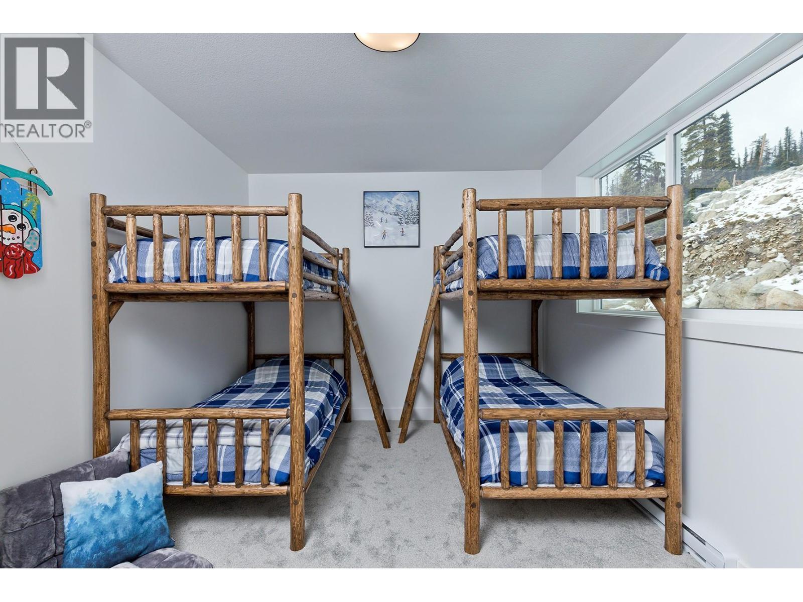 Bunkbed Room - 120 Grizzly Ridge Trail Unit# 12, Big White, BC - Indoor Photo Showing Bedroom