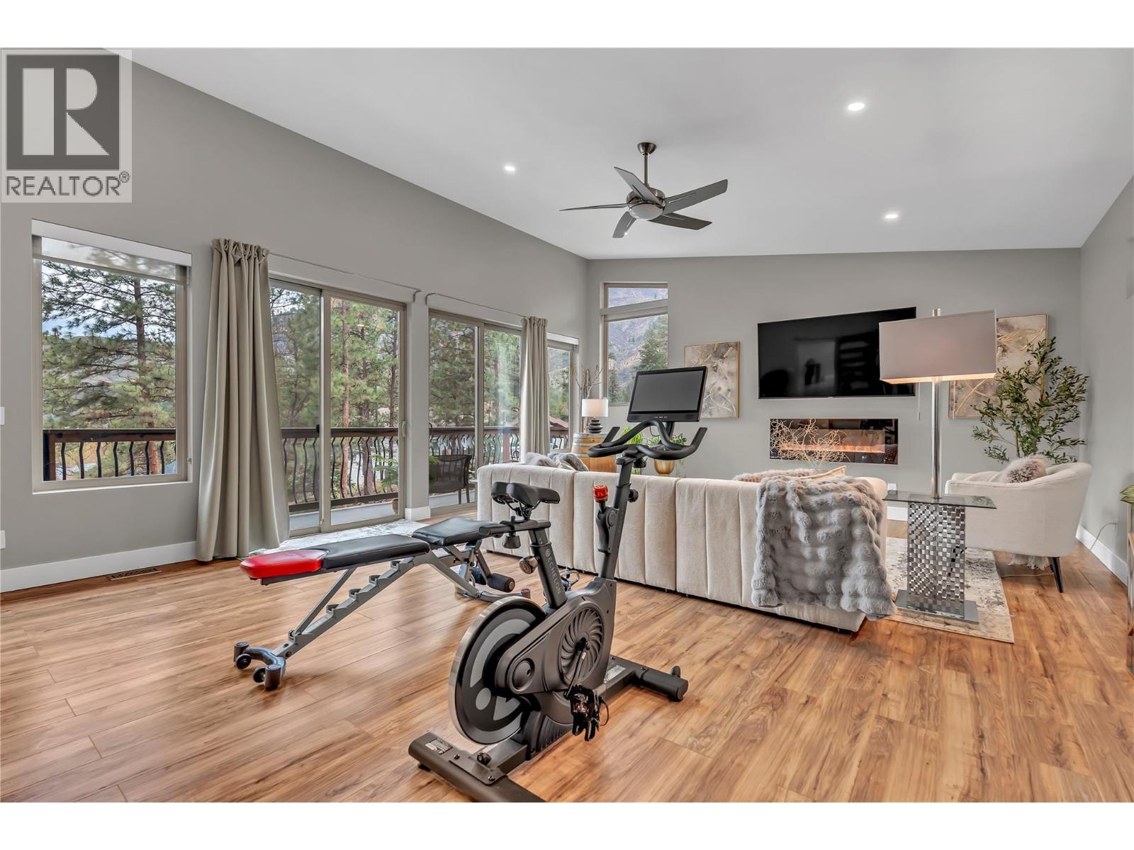 109 Fairway Drive, Kaleden, BC - Indoor Photo Showing Gym Room