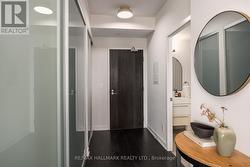 Wide entrance hallway. -