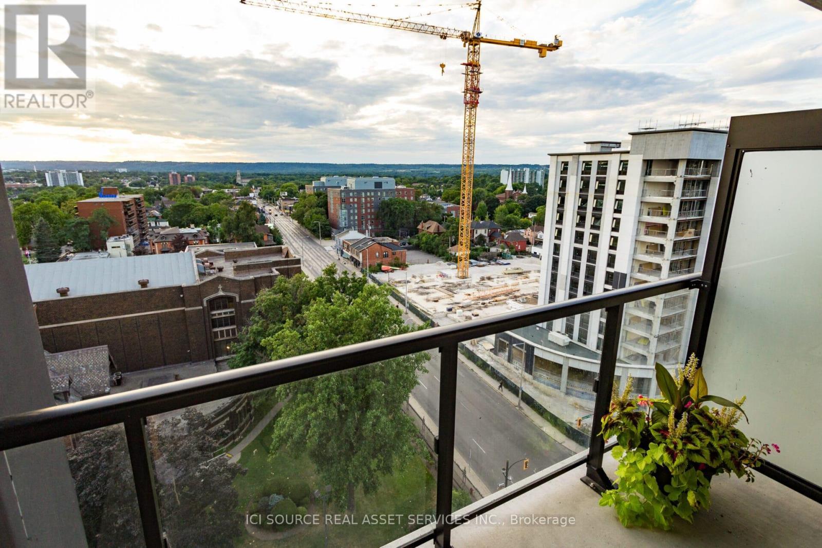 1105 - 15 Queen Street S, Hamilton, ON - Outdoor With Balcony With View