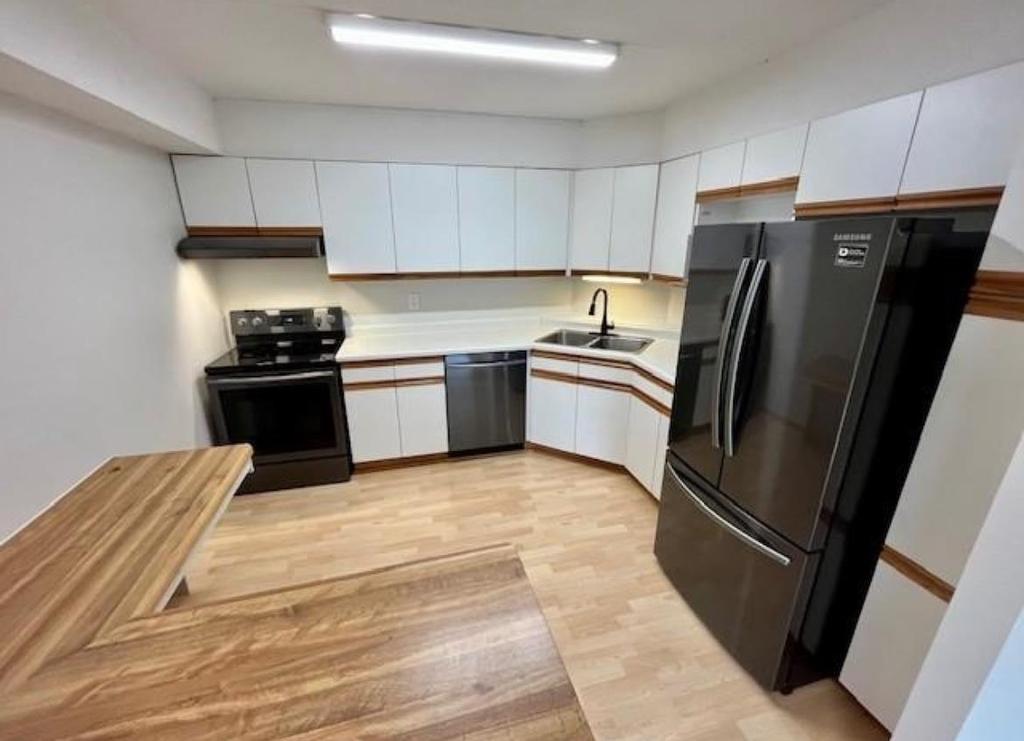 102 145 Fanshaw Street, Thunder Bay, ON - Indoor Photo Showing Kitchen With Double Sink